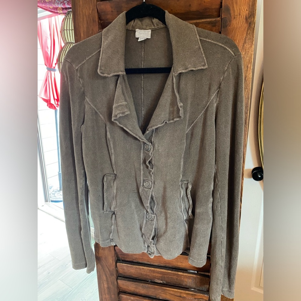 Transit Par Such Linen  Brown Jacket fits small or medium
